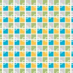 Geometric Retro Background in Pastel Colors